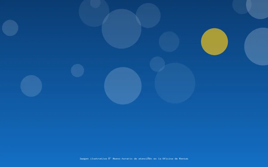 Nuevo horario de atención en la Oficina de Rentas